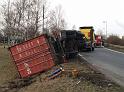 LKW verliert Container Koeln Niehler Ei P073